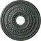Ekena Millwork Orleans Medallion (Canopies up to 4 5/8"), 17 5/8"OD X 3 5/8"ID X 1 7/8"P, Athenian Green Crackle CM17OLAGC - alternate 1